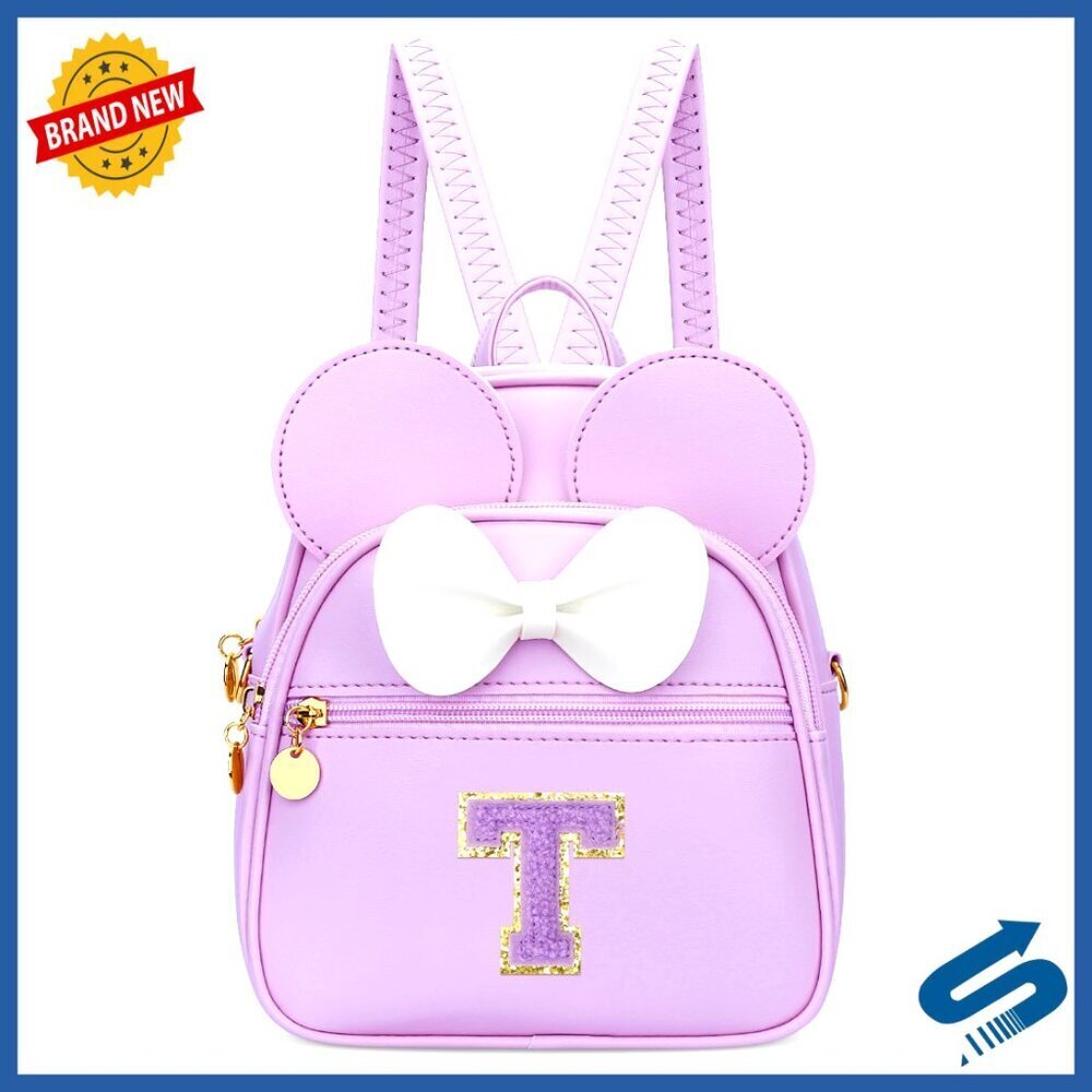 Personalized Initial Mini Backpack Cute Toddler Travel Small Girls Gift